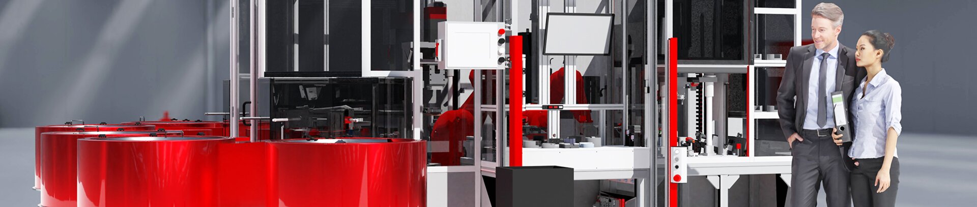 Automatizovaná linka na sestavení chladiče (VW) Automatizovaná linka na sestavení chladiče (VW)