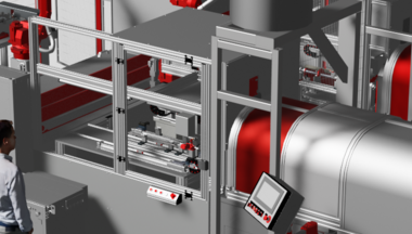 Linka na lisování koncovek a ohyb trubek Linka na lisování koncovek a ohyb trubek