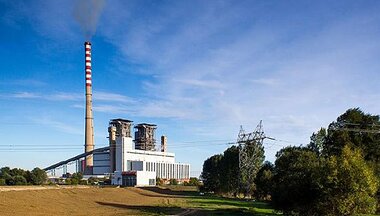 Mixing center of the new B3 unit at the Kostolac power plant