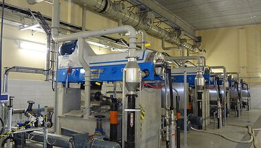 Completion of coarse pre-treatment before the Main Pumping Station